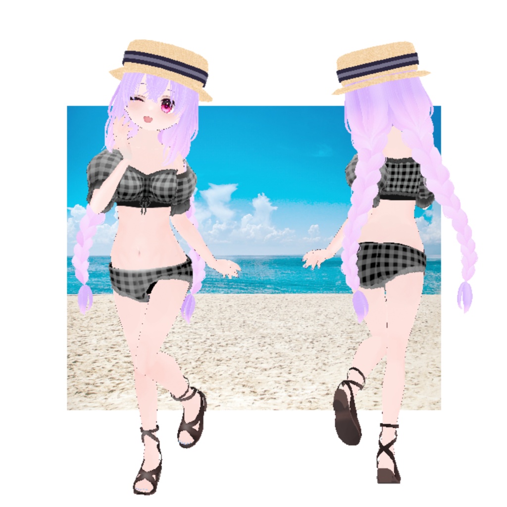 【vroid】水着セット