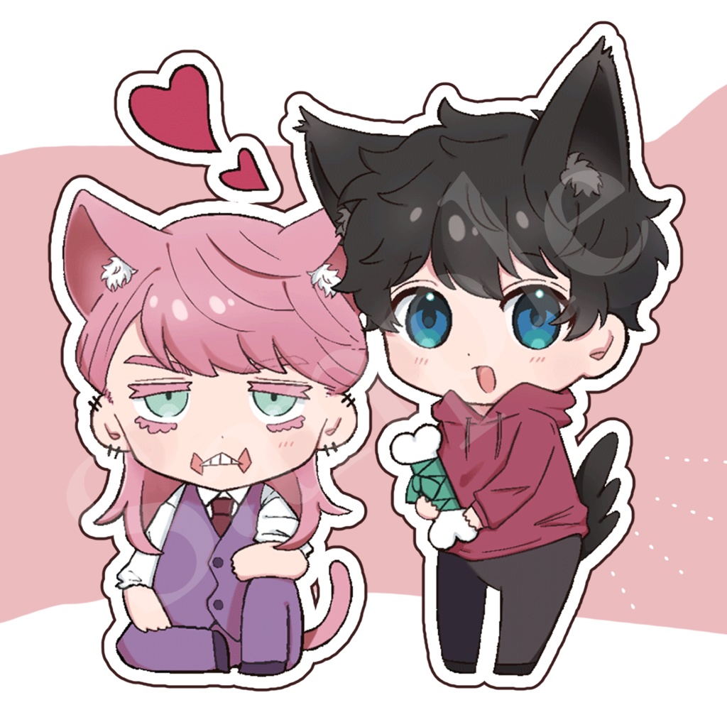 猫ちよ×犬みち