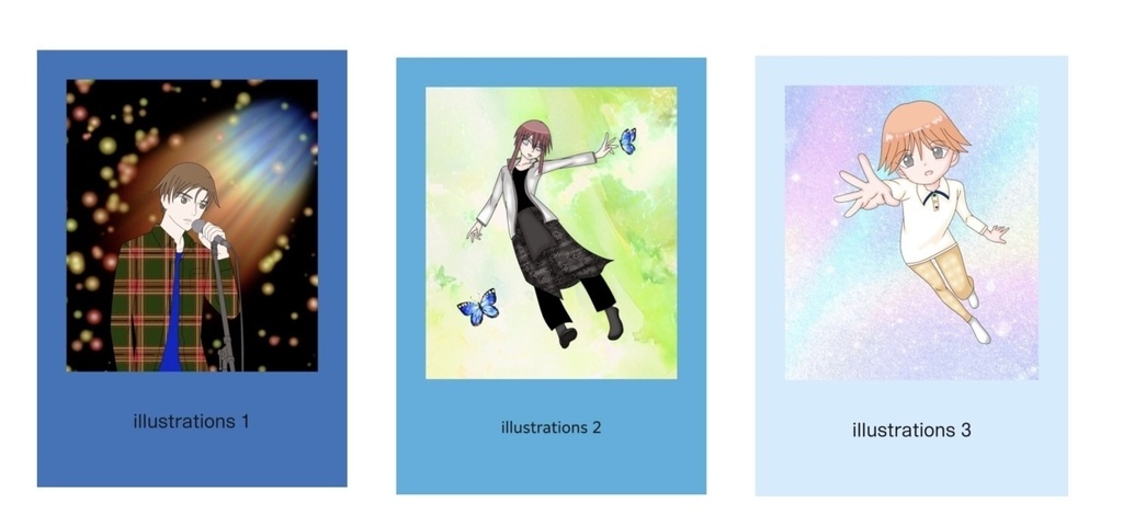 イラスト集｢illustrations 1〜3｣3冊セット