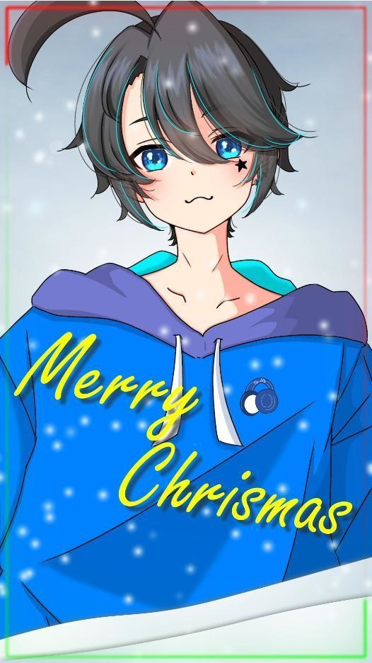 冬用 の 雪 背景素材　クリスマスカラー