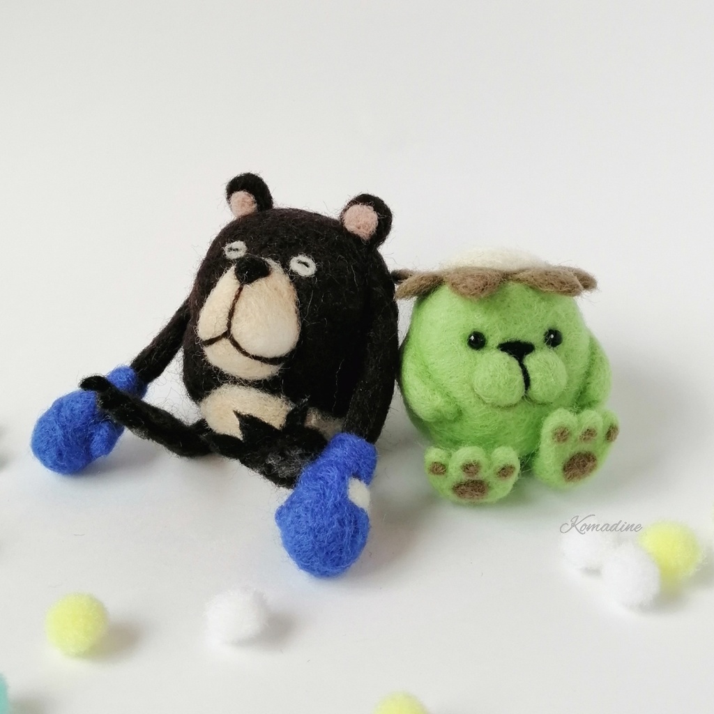 【受注製作】【呪術廻戦】手のひらサイズのツカモトぬいぐるみ/羊毛フェルト