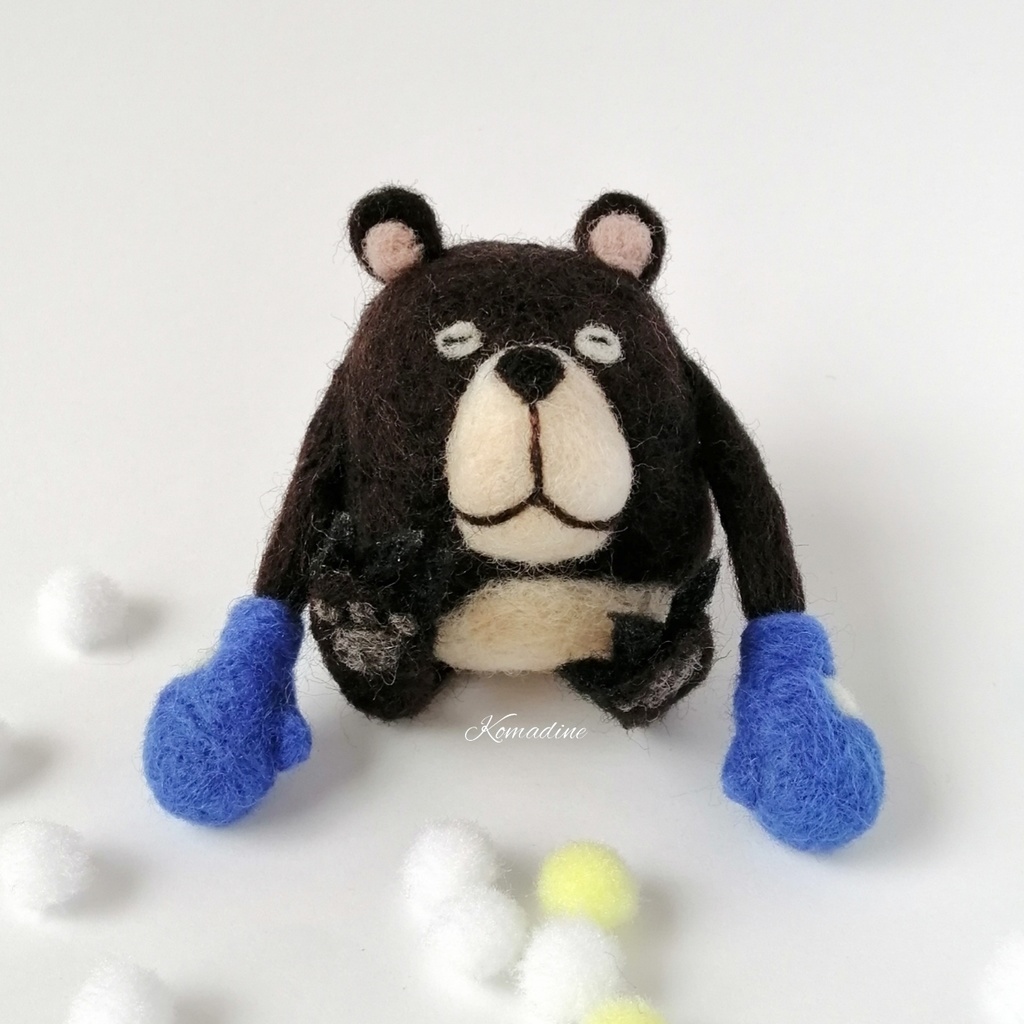 【受注製作】【呪術廻戦】手のひらサイズのツカモトぬいぐるみ/羊毛フェルト