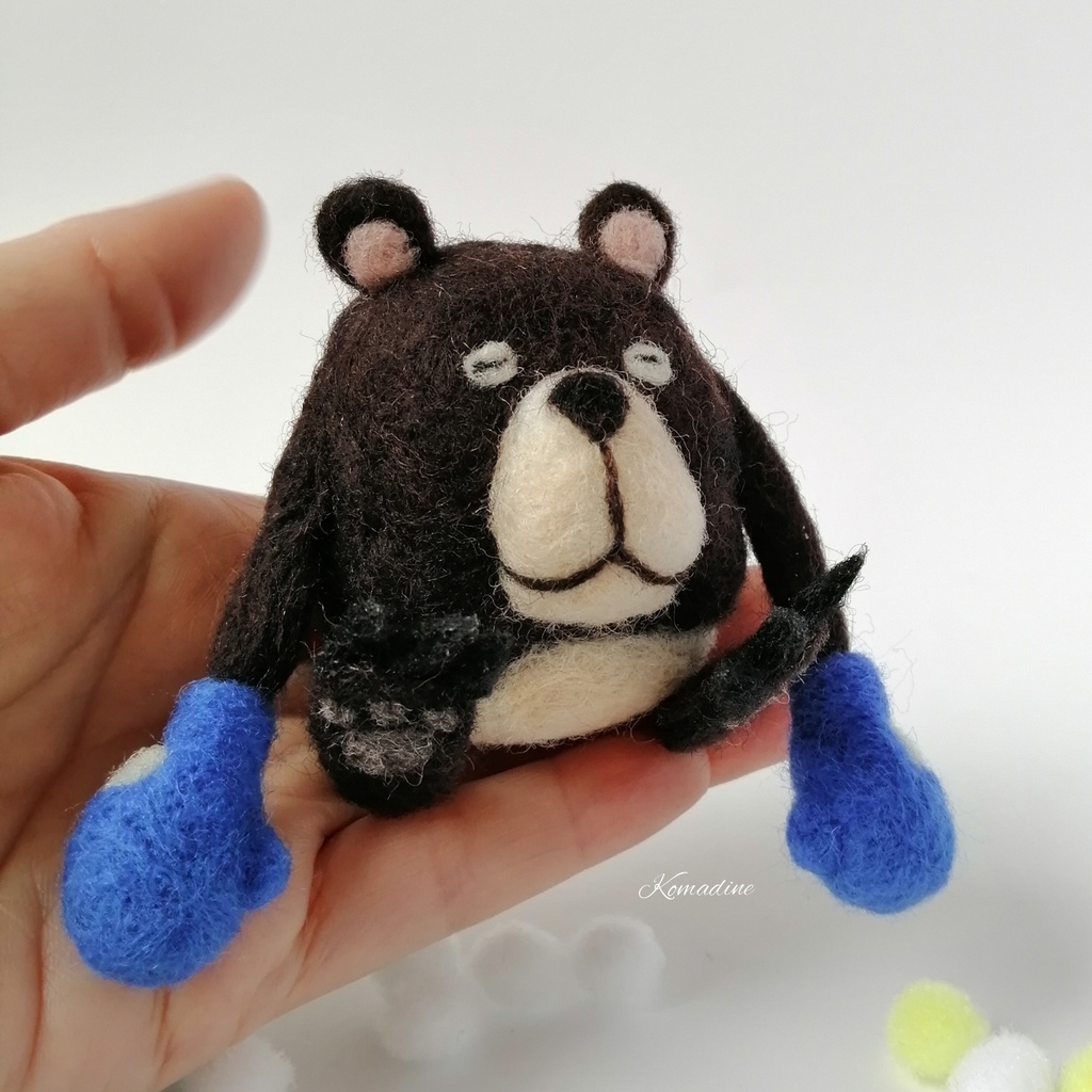 【受注製作】【呪術廻戦】手のひらサイズのツカモトぬいぐるみ/羊毛フェルト