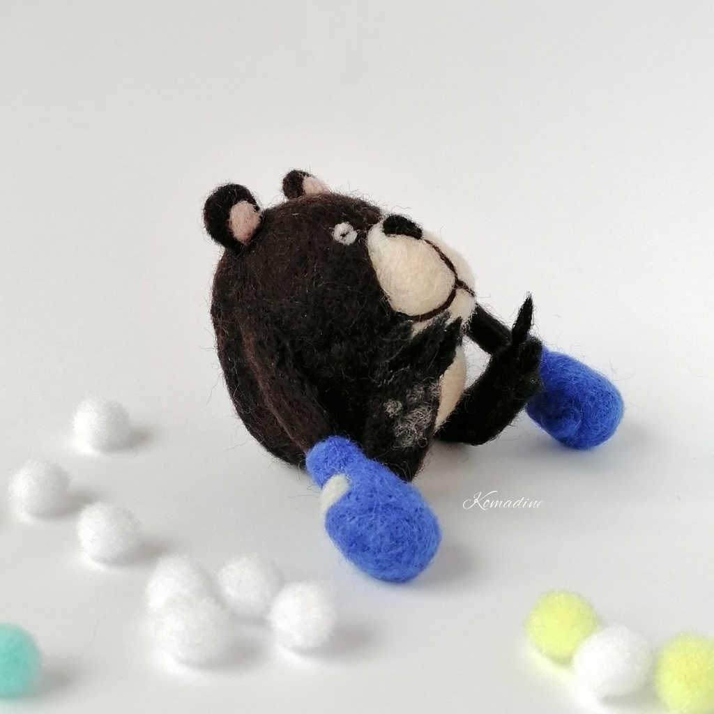 【受注製作】【呪術廻戦】手のひらサイズのツカモトぬいぐるみ/羊毛フェルト