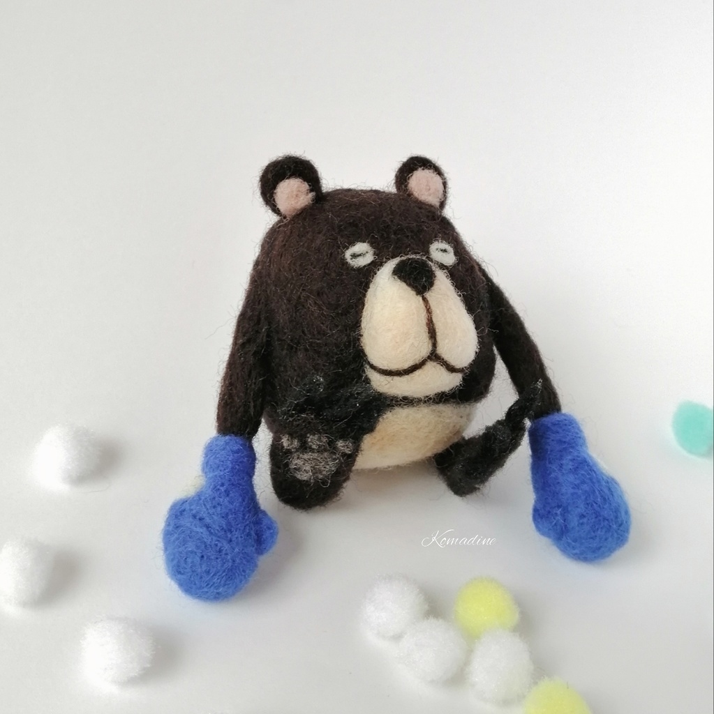 【受注製作】【呪術廻戦】手のひらサイズのツカモトぬいぐるみ/羊毛フェルト