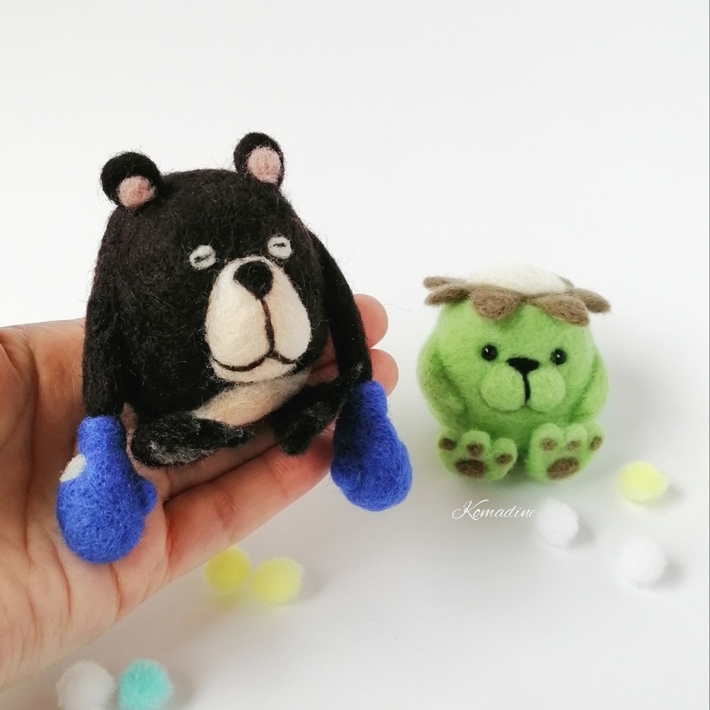 【受注製作】【呪術廻戦】手のひらサイズのツカモトぬいぐるみ/羊毛フェルト