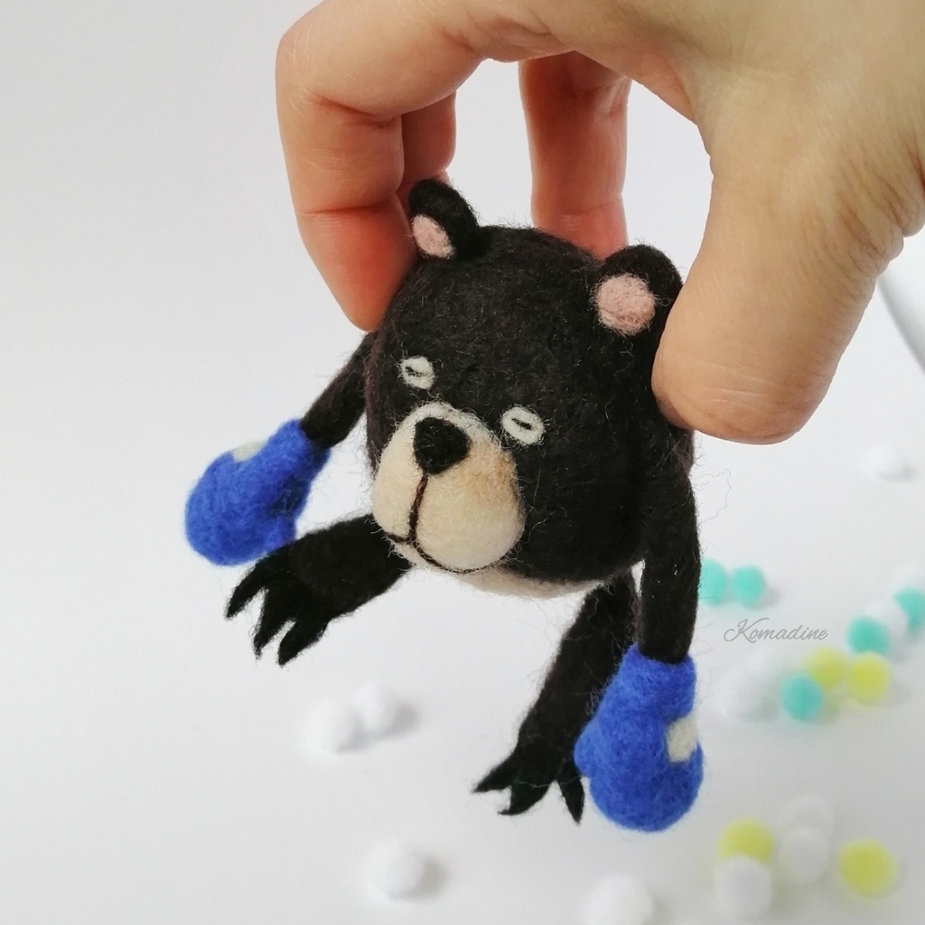 【受注製作】【呪術廻戦】手のひらサイズのツカモトぬいぐるみ/羊毛フェルト