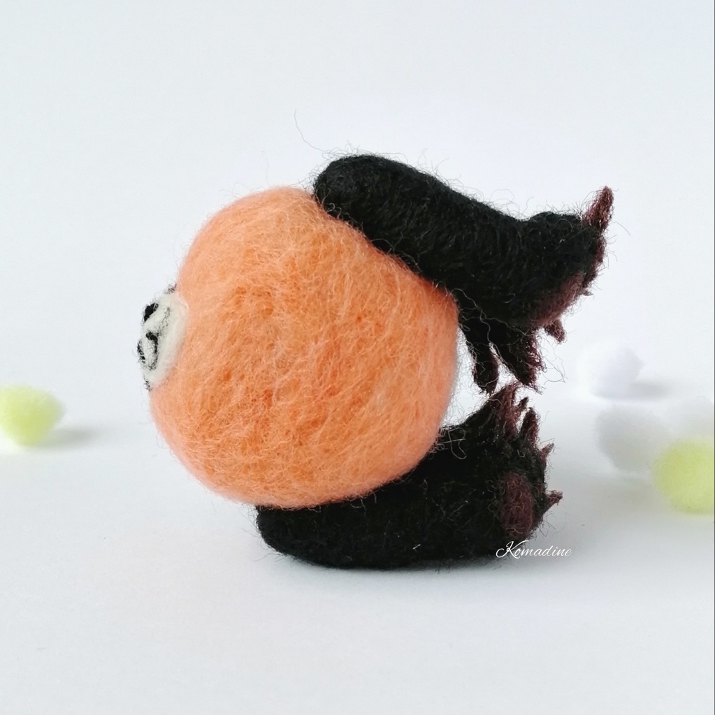 【受注製作】【呪術廻戦】パンダ先輩赤ちゃん時代ぬいぐるみ/羊毛フェルト