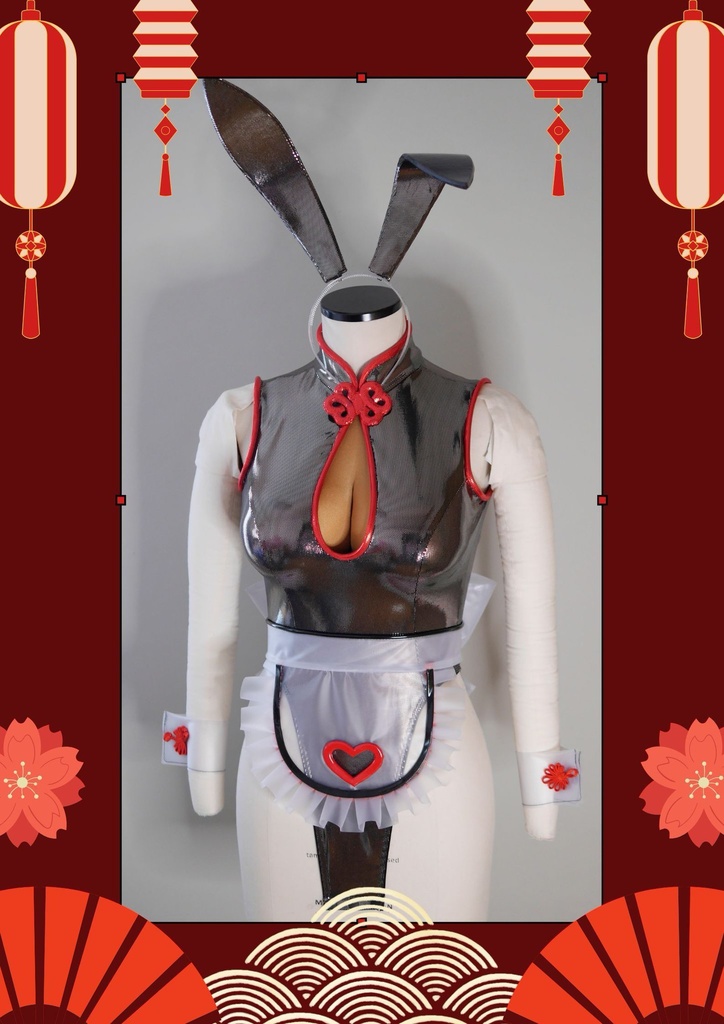 ハイレグチャイナバニーセット