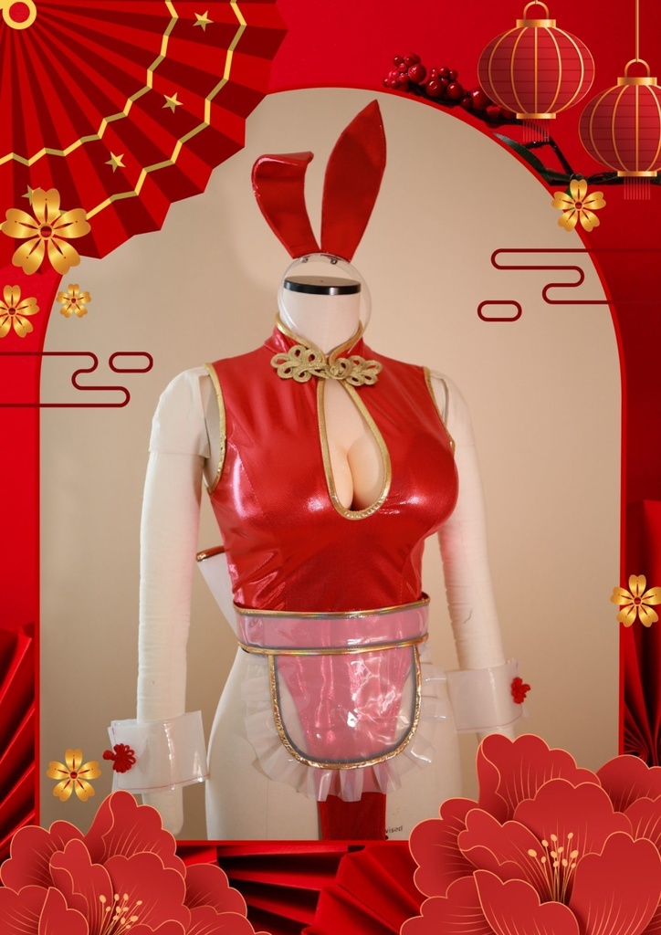 ハイレグチャイナバニーセット