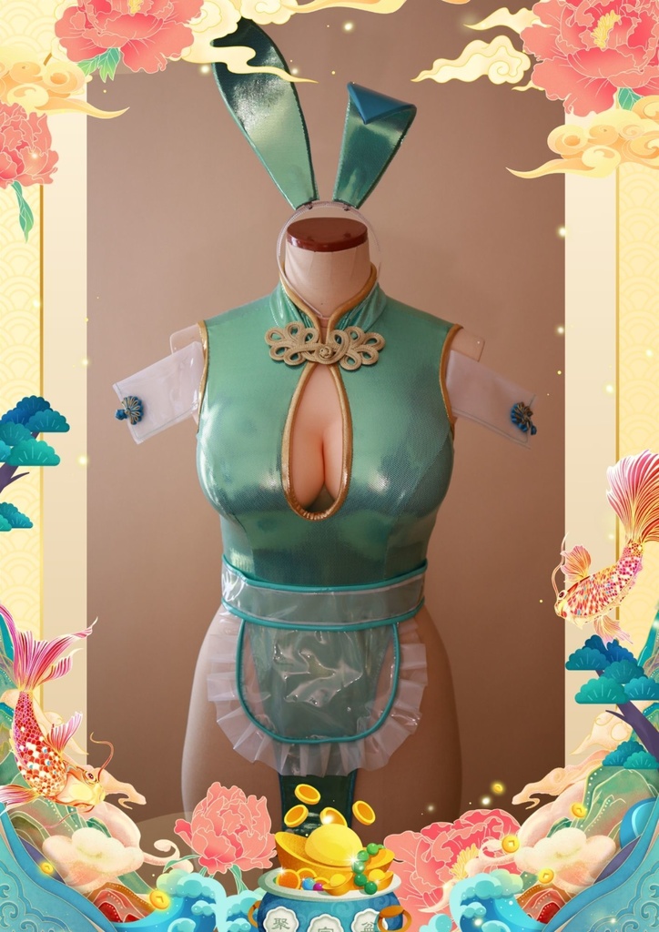 ハイレグチャイナバニーセット