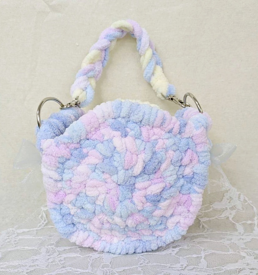 もこもこぬいバッグ ミックスカラーA