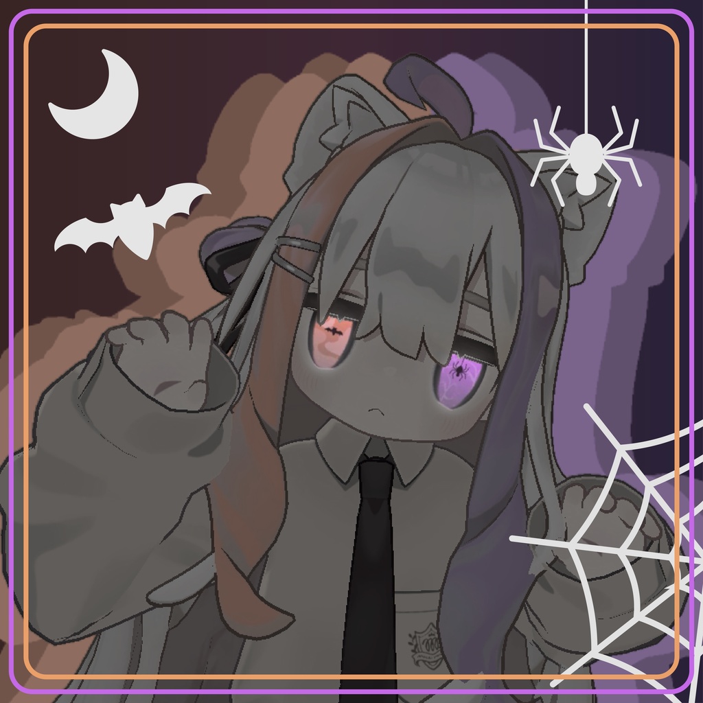 ハロウィン🎃GIFオッドアイテクスチャ