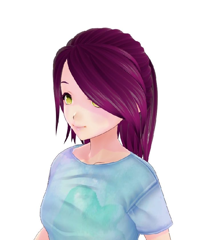 [VRoid] Purple Hair Preset 紫髪プリセット