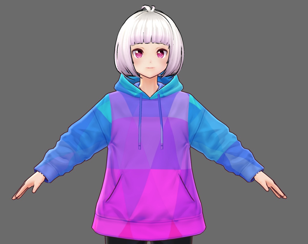 [VRoid] Hoodies-5 パーカー-5