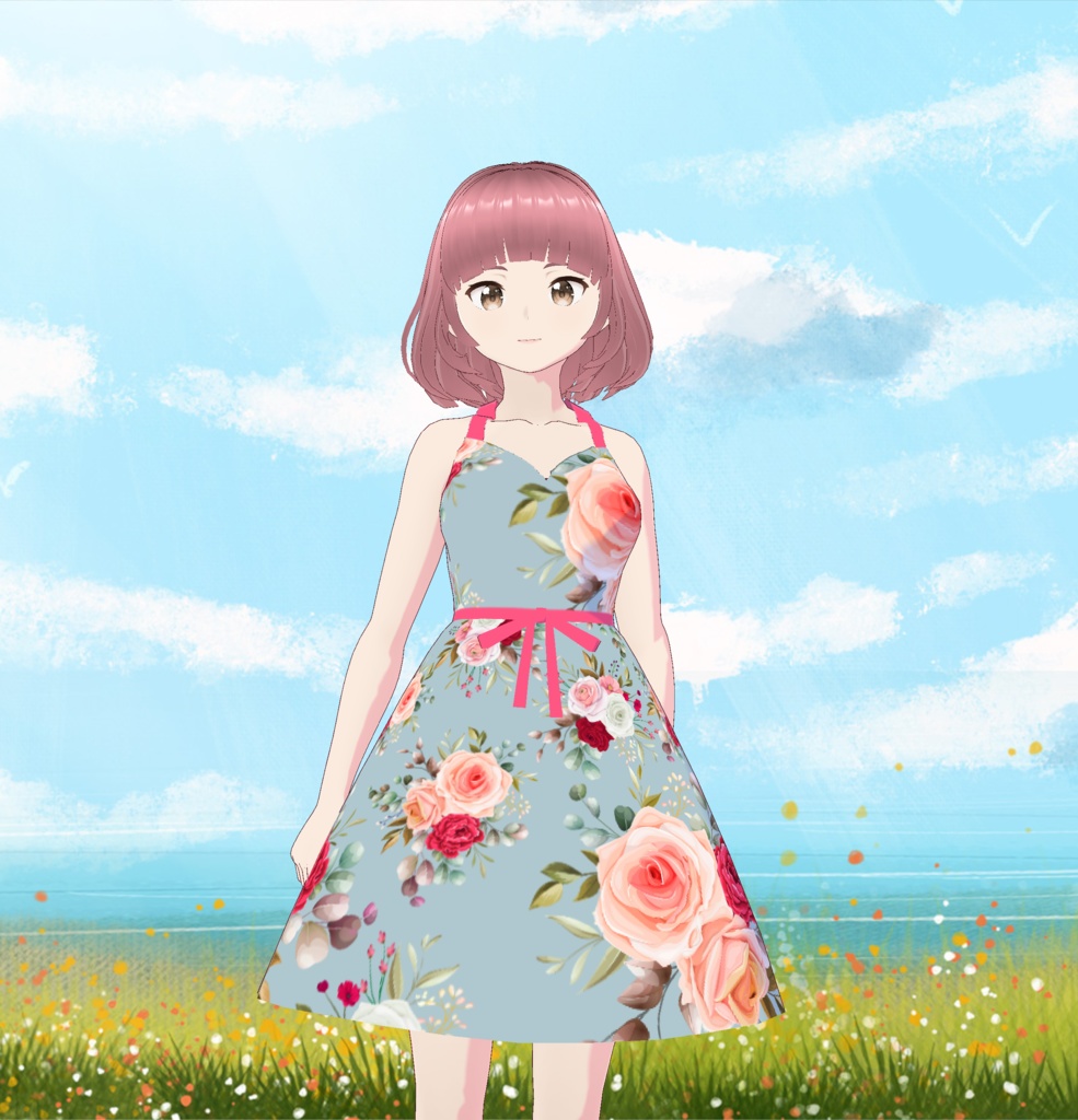 [VRoid] Cute Dress かわいいドレス