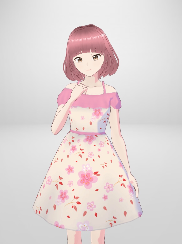 [Vroid] Flower Dresses - 6 フラワードレス-6