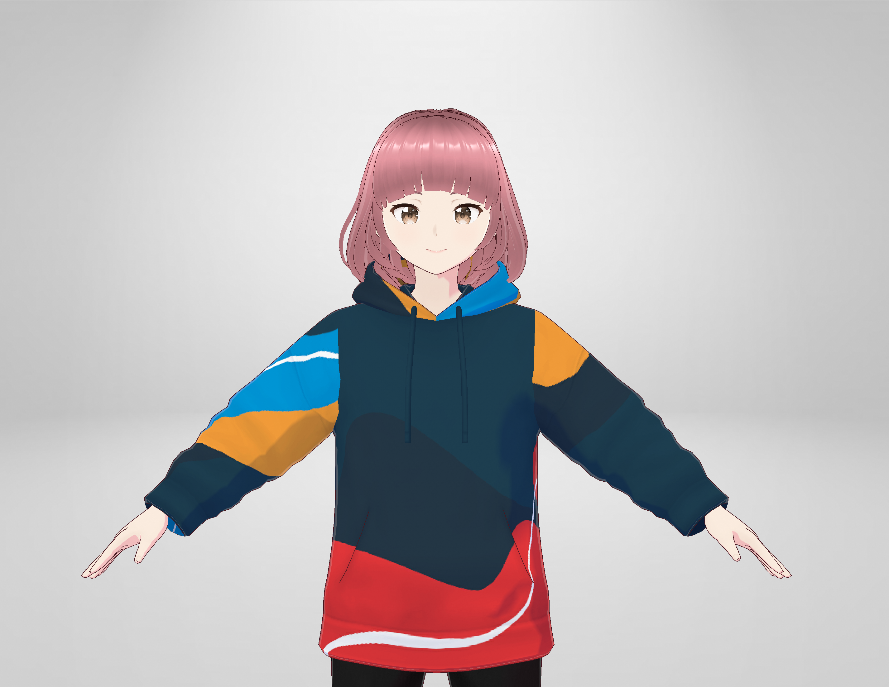 [Vroid] 12 Colorful Hoodies - 12 カラフルなパーカー