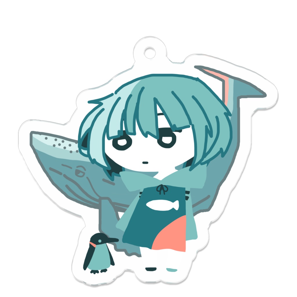 まわらないちゃん アクリルキーホルダー