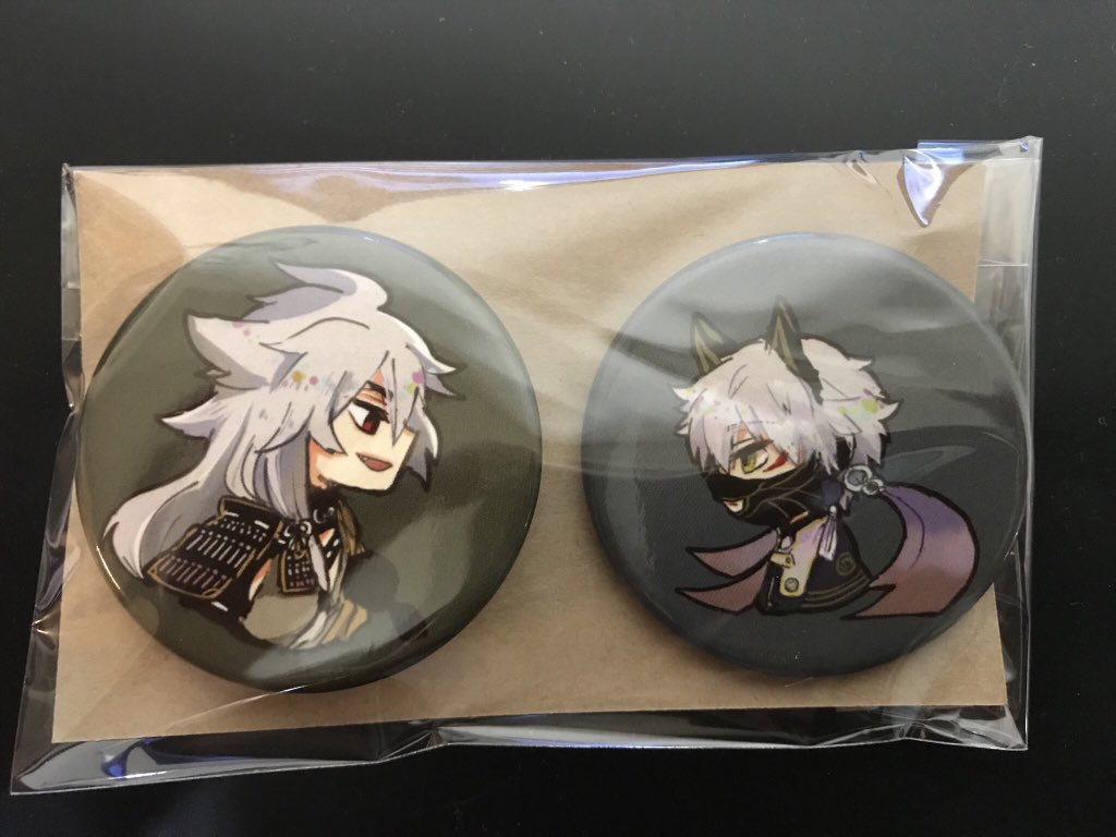 こぎなき缶バッチセット