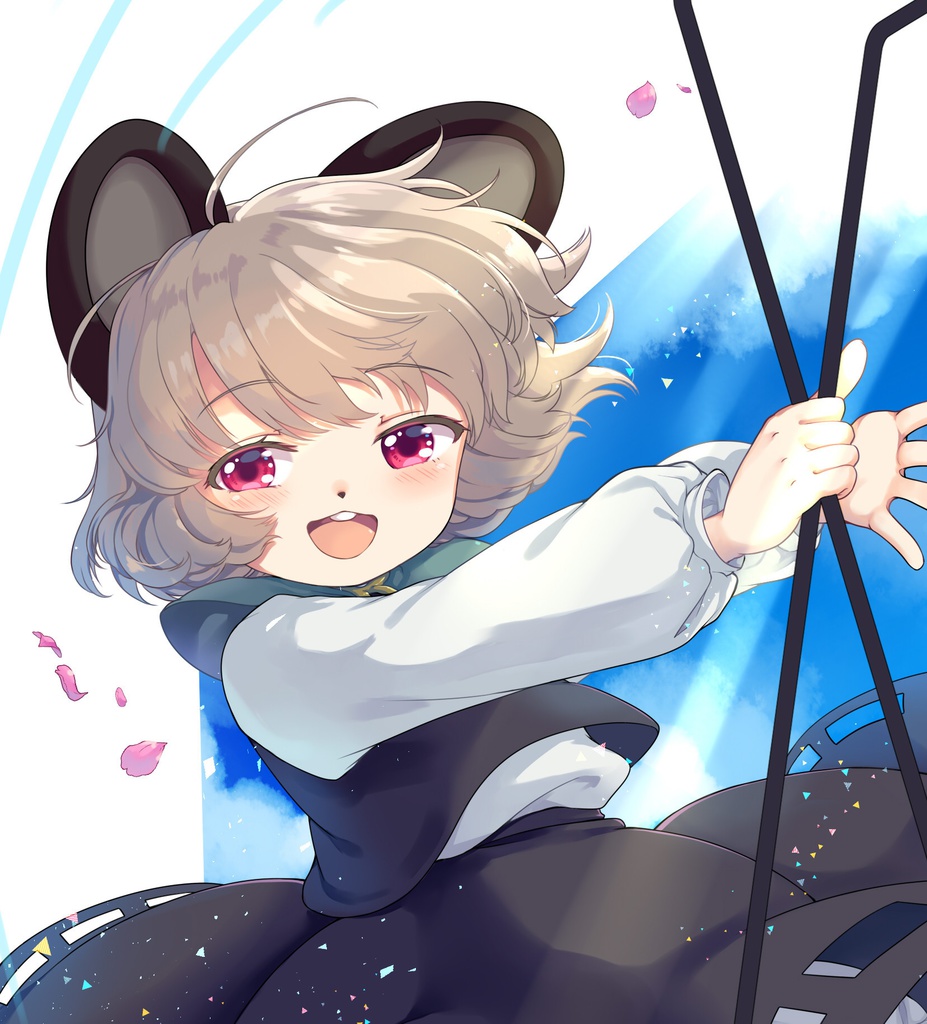 ナズーリン青空タペストリー B2