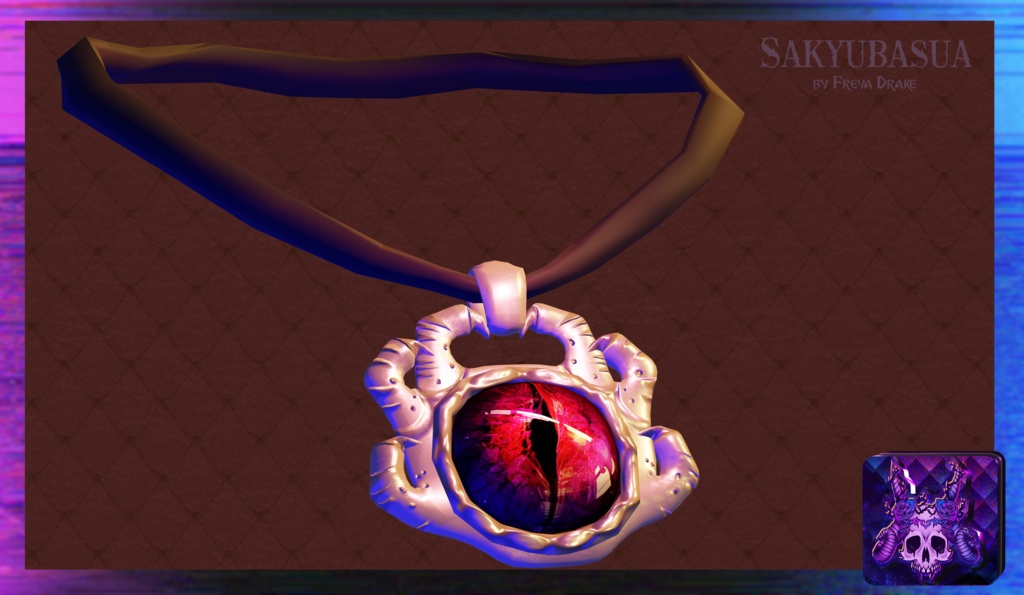 Dragon Eye Necklace (Sakyubasua collection)