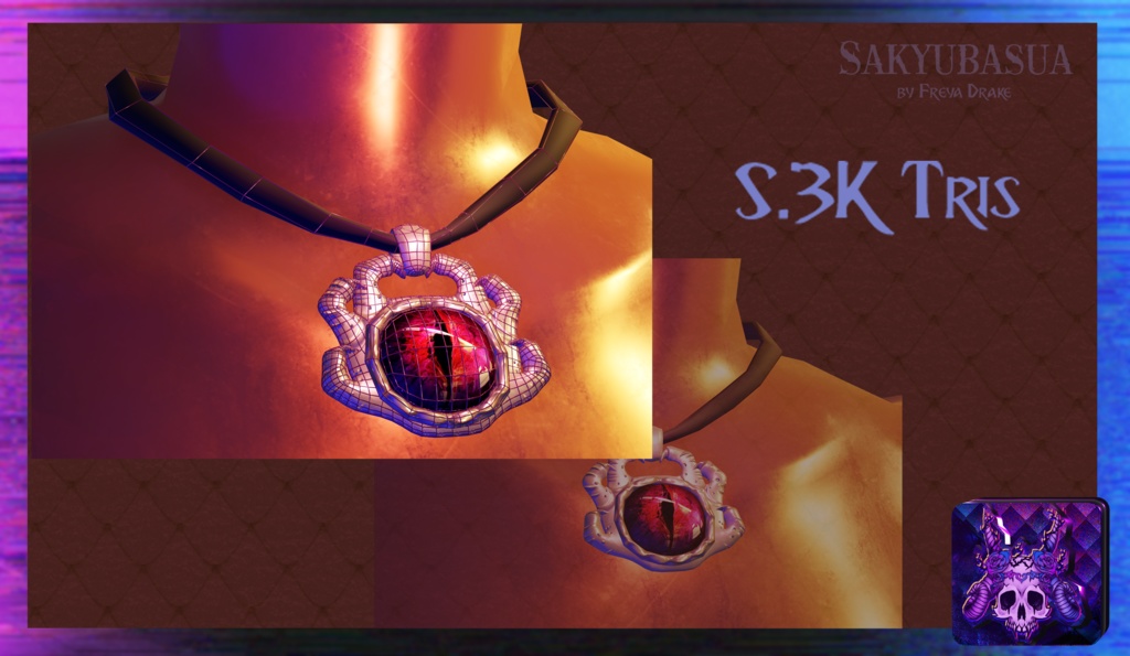Dragon Eye Necklace (Sakyubasua collection)