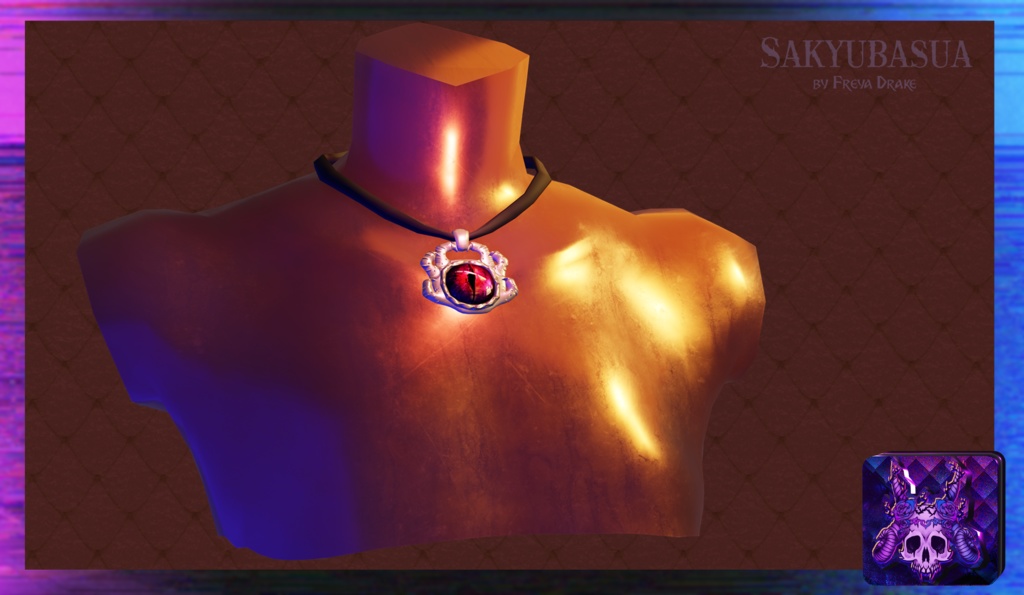 Dragon Eye Necklace (Sakyubasua collection)