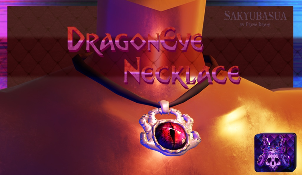 Dragon Eye Necklace (Sakyubasua collection)