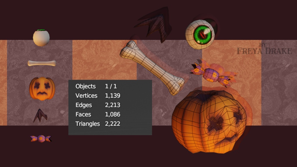 Halloween 3D Assets