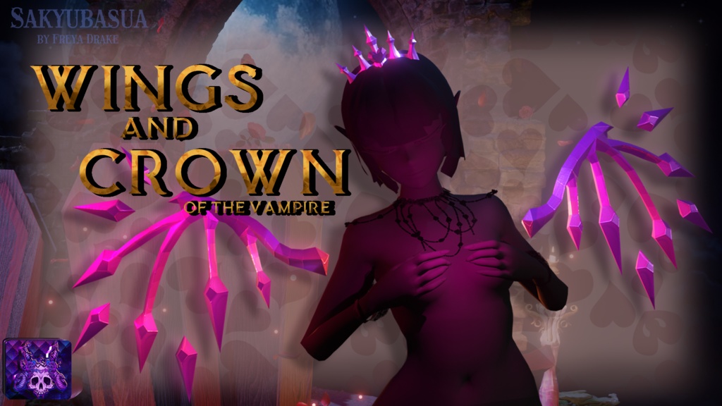 WINGS and CROWN of the vampire (Sakyubasua collection)