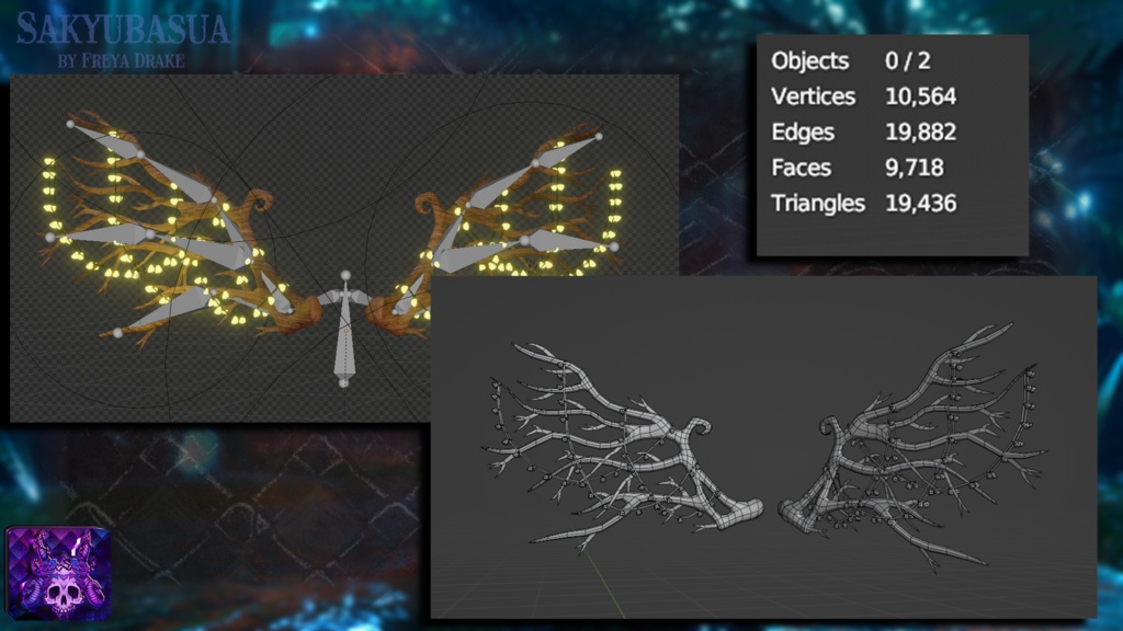 Lighten Wooden Wings (Sakyubasua collection)