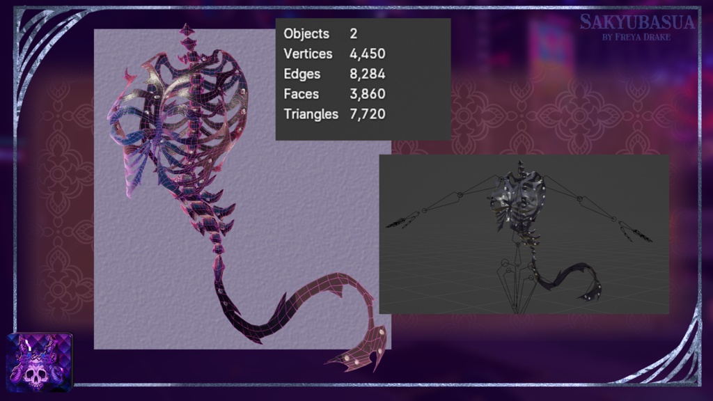 Skeleton Thorn Strap (Sakyubasua collection)