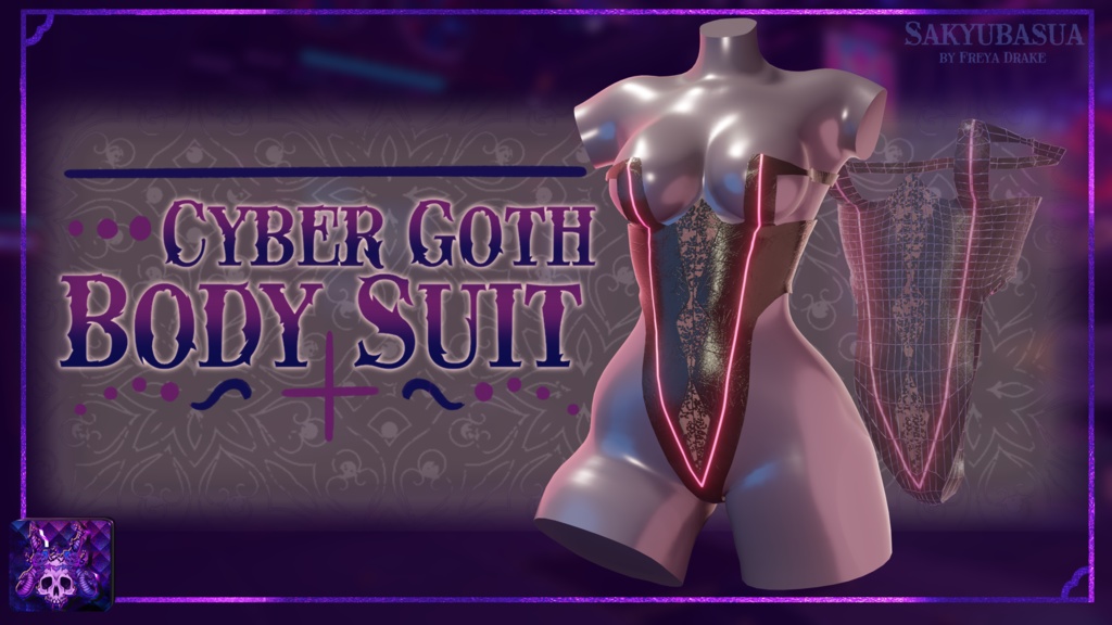 Cyber Goth Body Suit (Sakyubasua collection)