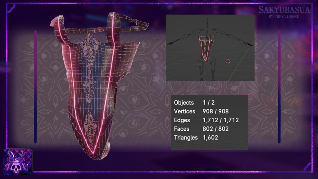 Cyber Goth Body Suit (Sakyubasua collection)