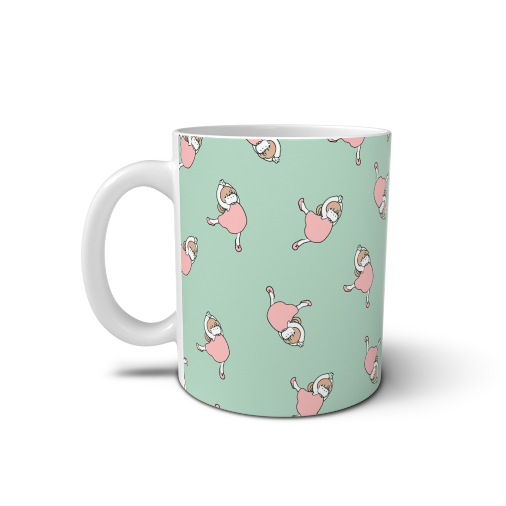 踊る少女 マグカップ