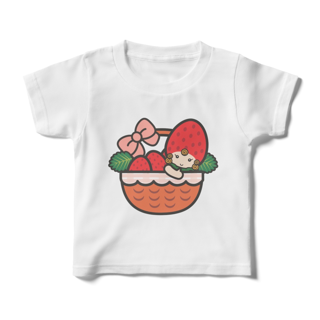いちごちゃん バスケット キッズTシャツ