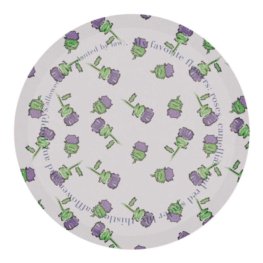 マスキングテープ:アザミ
