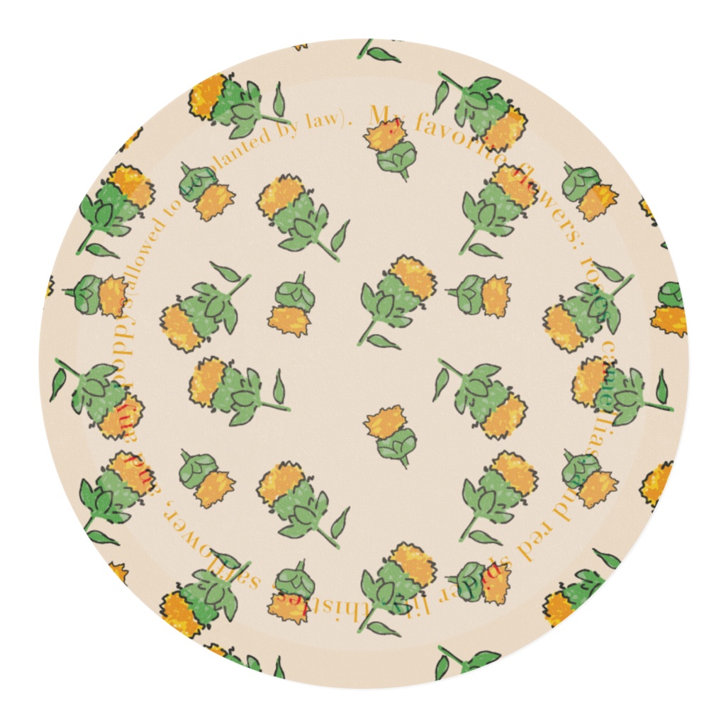 マスキングテープ:ベニバナ