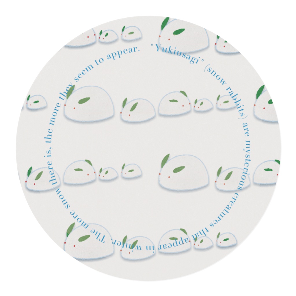マスキングテープ:ゆきうさぎ
