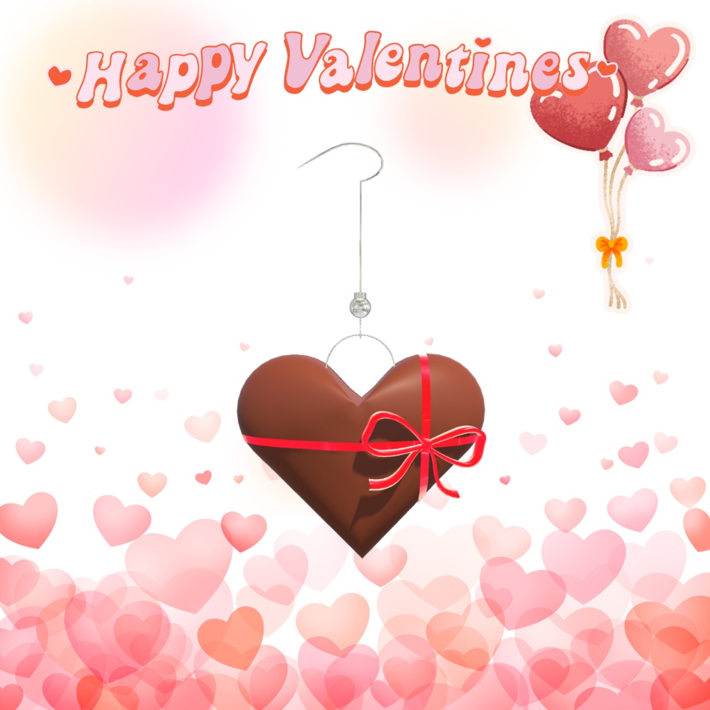 【VRChat想定】チョコピアス