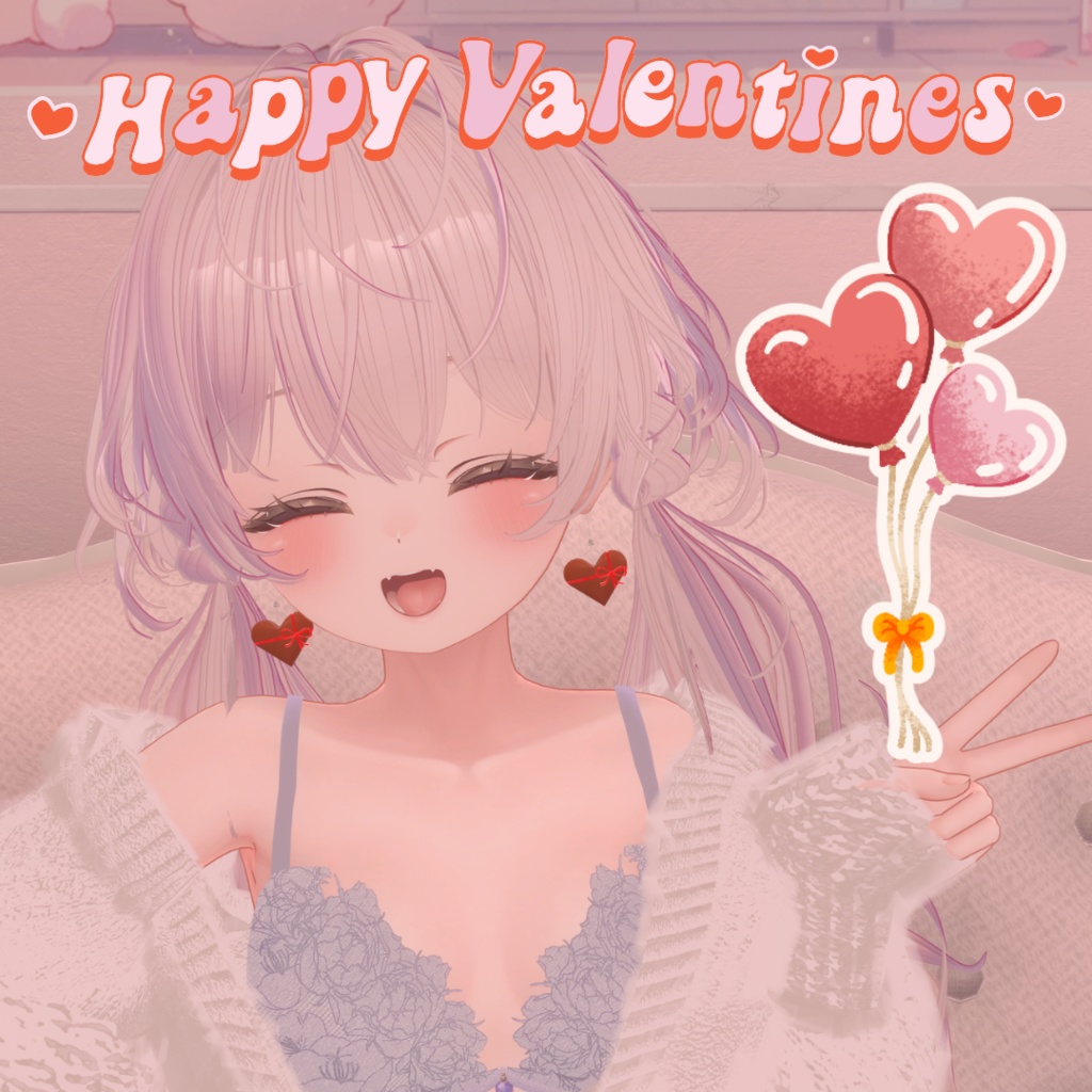 【VRChat想定】チョコピアス
