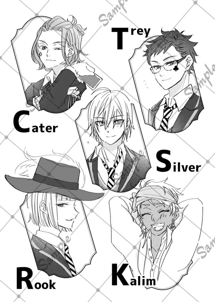 らくがき本 オールキャラ&イデア×シルバー