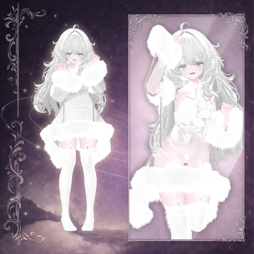 【✨セール中】【9アバター対応】Snow Blanc❄️