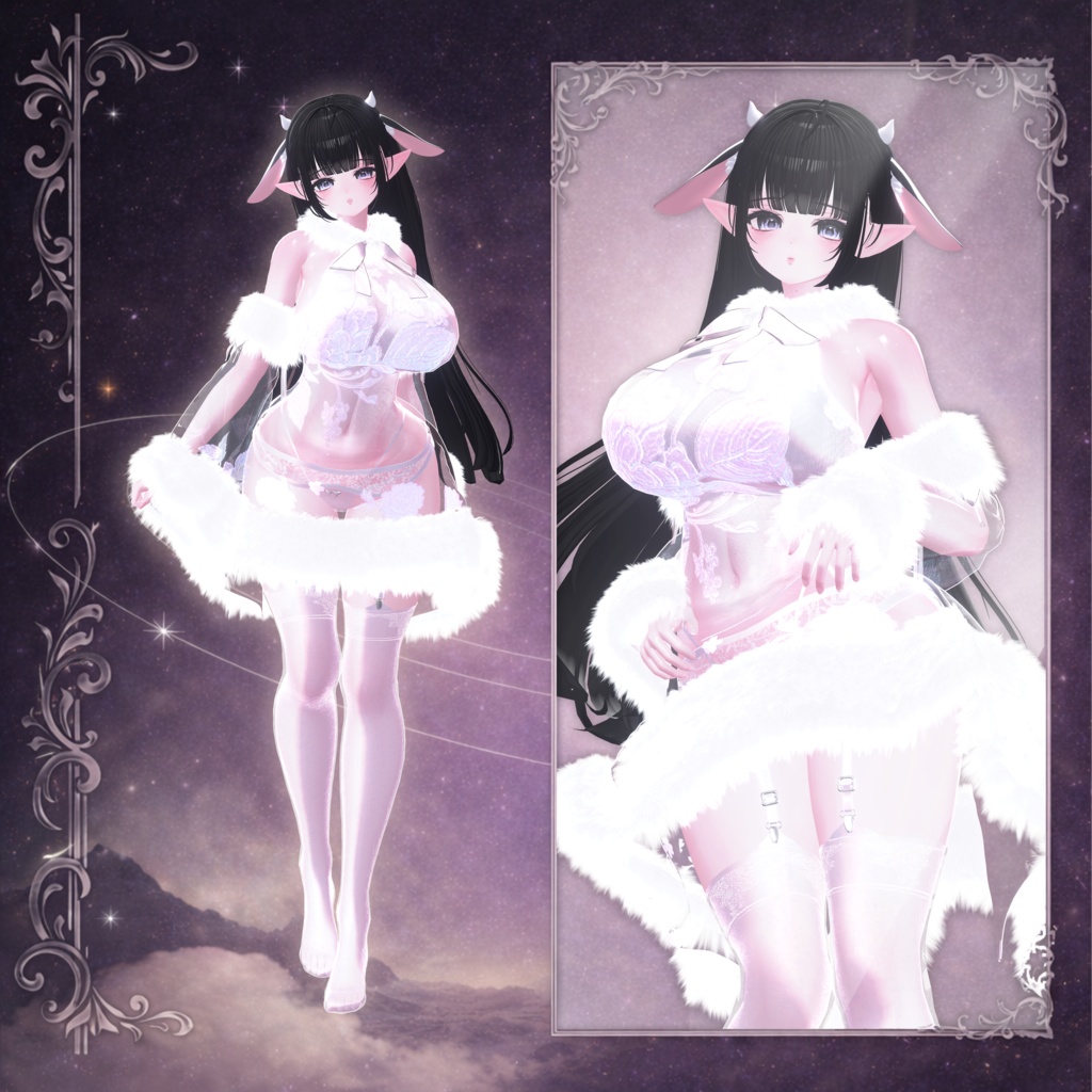 【✨セール中】【9アバター対応】Snow Blanc❄️