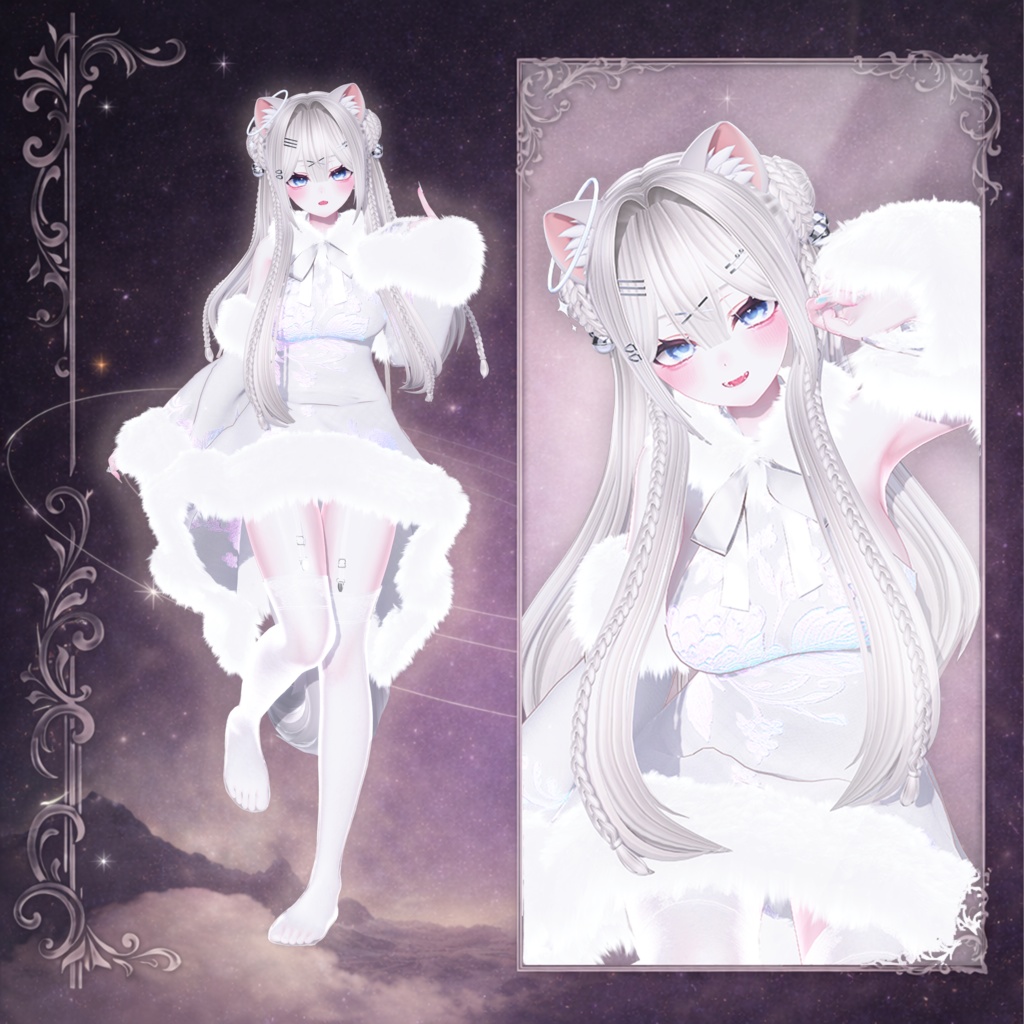 【✨セール中】【9アバター対応】Snow Blanc❄️