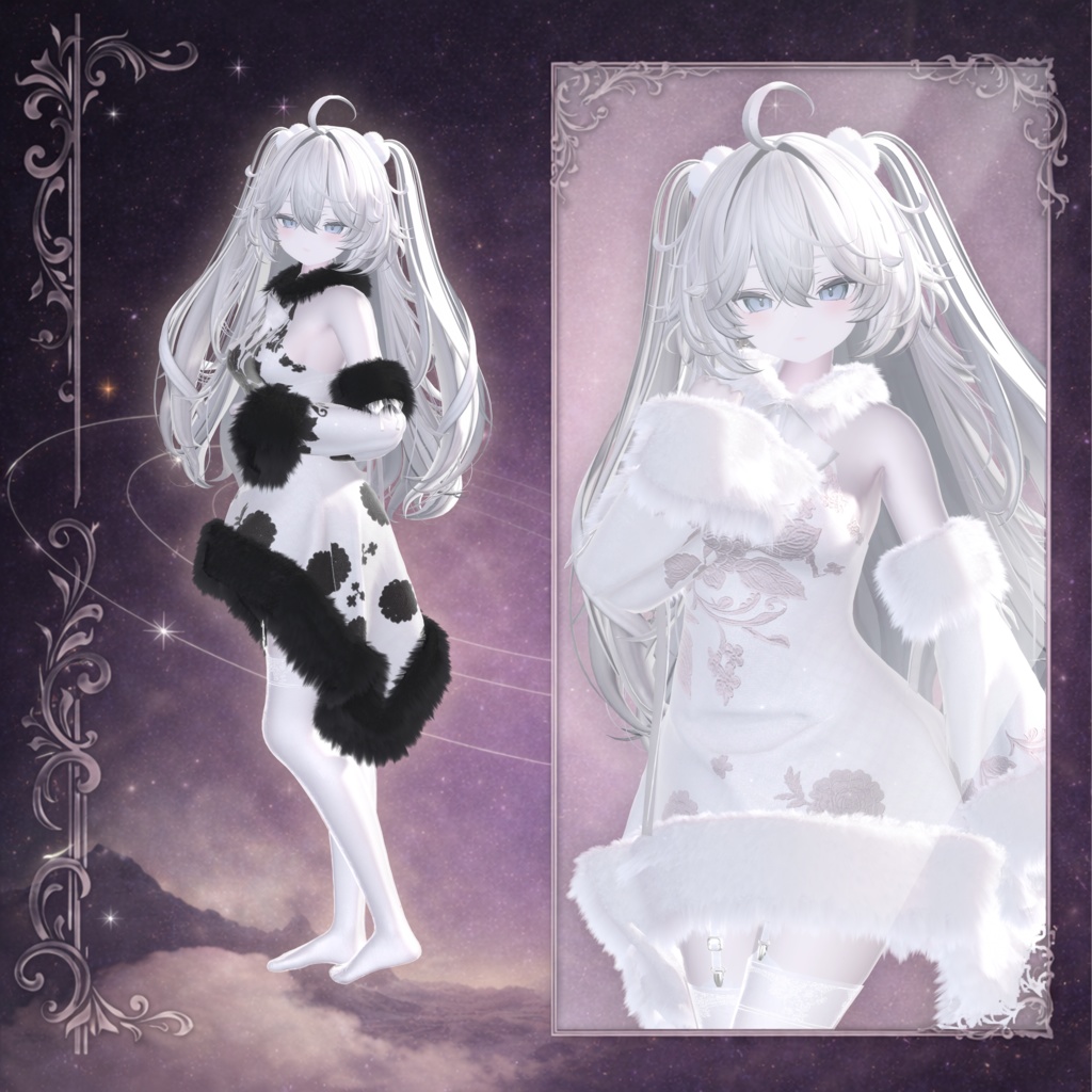 【✨セール中】【9アバター対応】Snow Blanc❄️