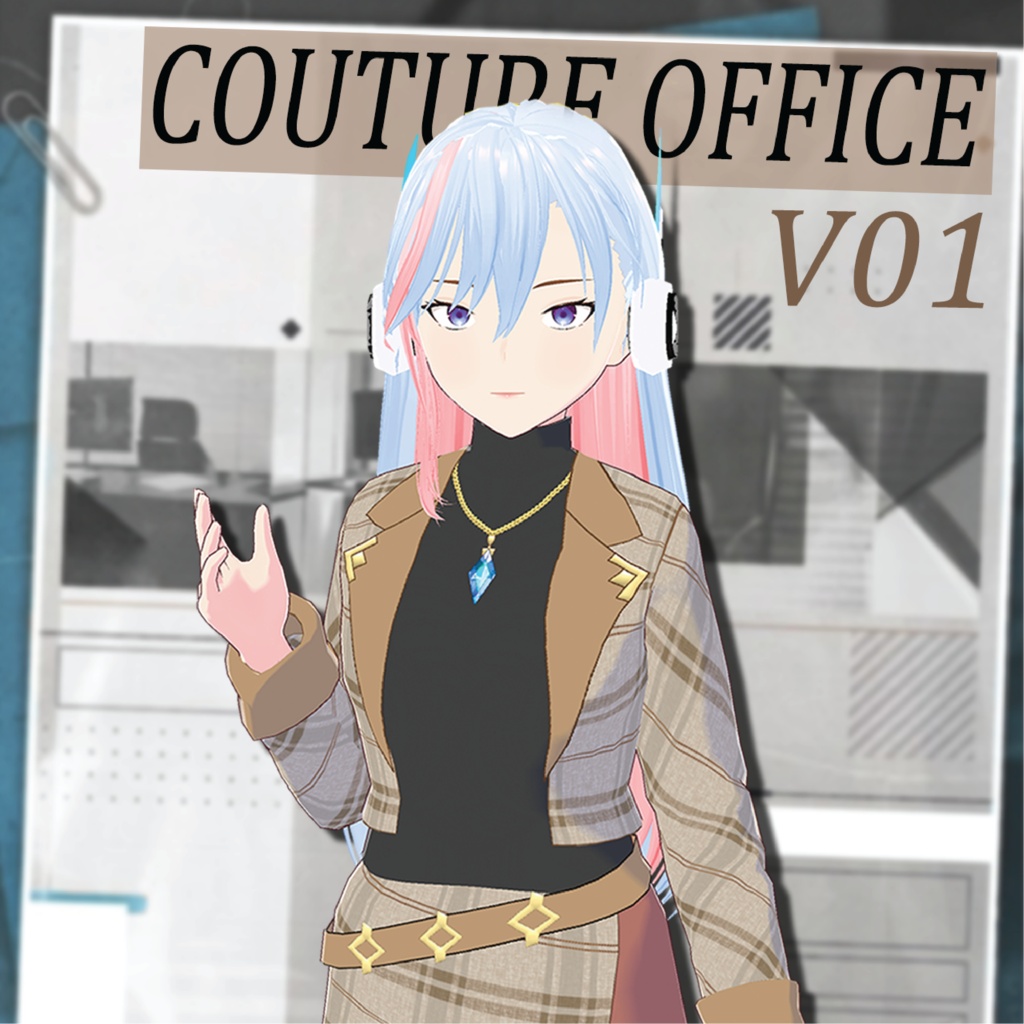 Couturie Office V01 - Professional Workwear Set for VRoid