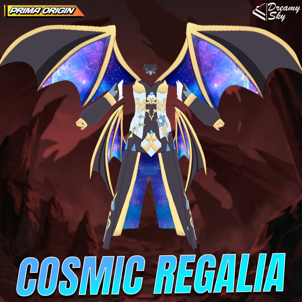 🔥 Infernal Regalia - Series 01 | Fantasy Dragon Outfit Set for VRoid 🐉