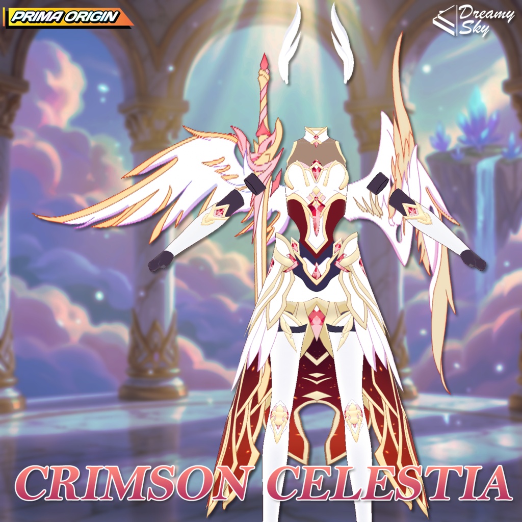 🌌 Celestial Legacy - Series 01 | Angelic Heaven Outfit Set for VRoid 🕊️